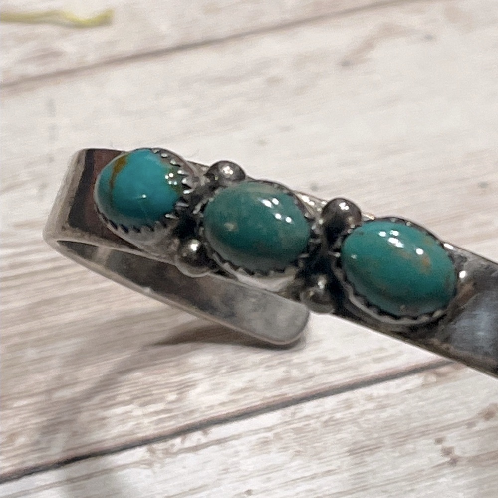 Chimney Butte Sterling Silver Bracelet with Turquoise